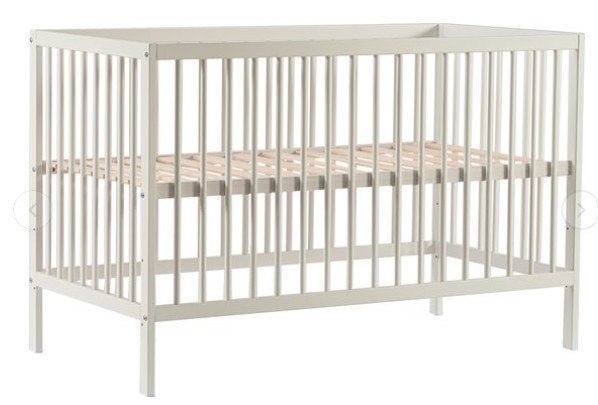 Born Lucky Baby Bed / Crib Mees 60x120 cm, Ophalen, Gebruikt, Ledikant