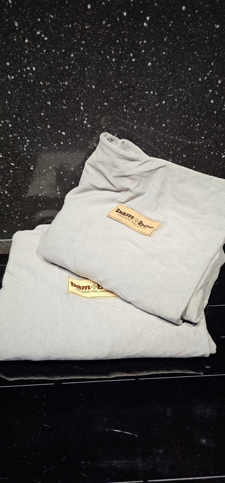 2× Bam&boe draagdoek - Zo goed als nieuw, Overige merken, Draagdoek, Buik of Rug, Ophalen of Verzenden