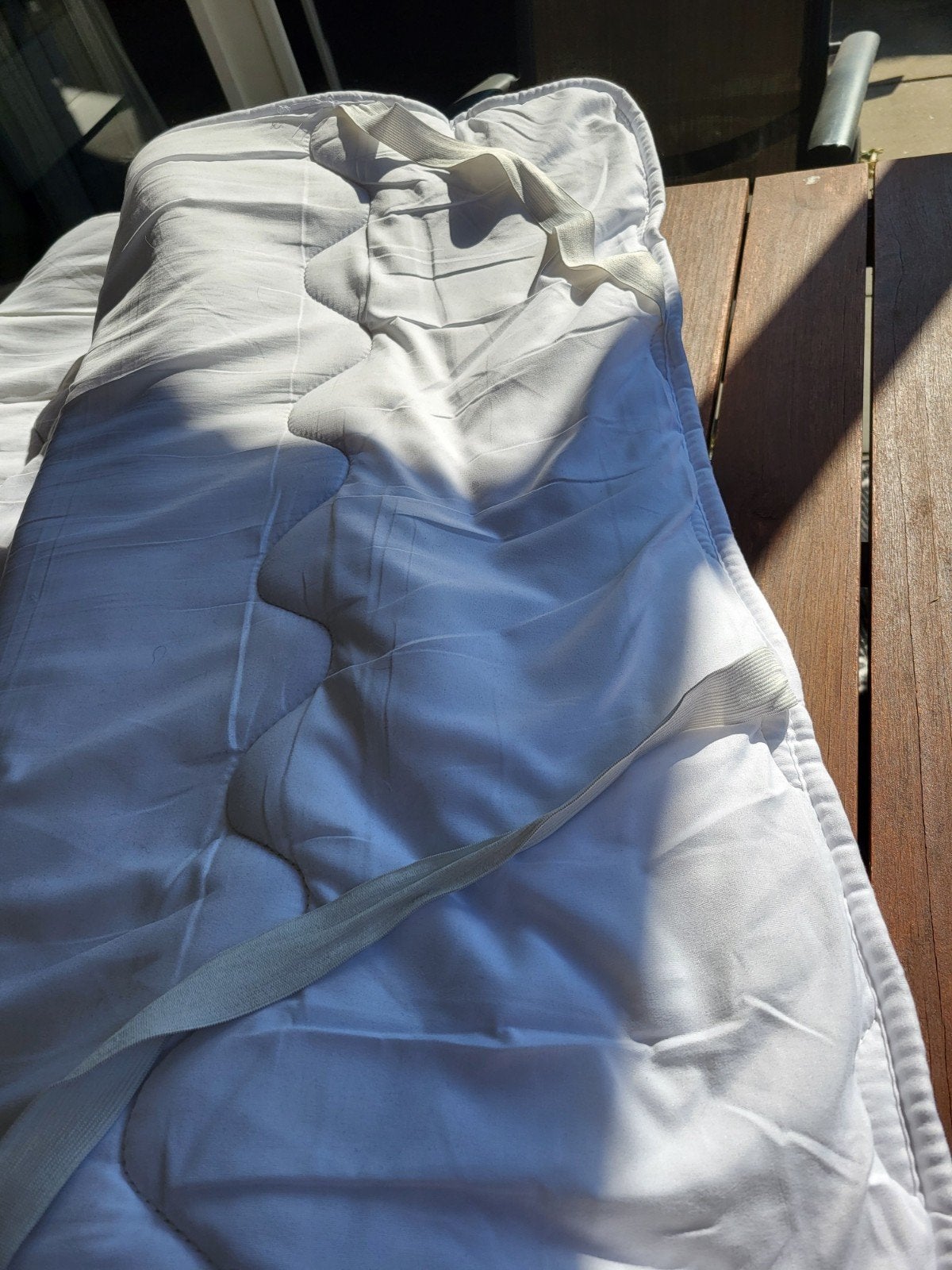 Vitality Pur Duobed Matrastopper Dream Line 90x200cm, Gebruikt, 90 cm, Eenpersoons, Ophalen of Verzenden