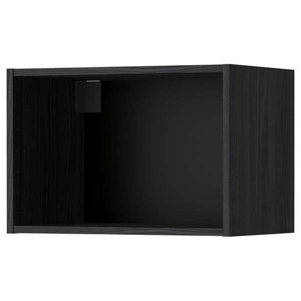 Ikea Metod wand boven kast zwart, 60x37x40 cm, Ophalen, 25 tot 50 cm, Minder dan 100 cm