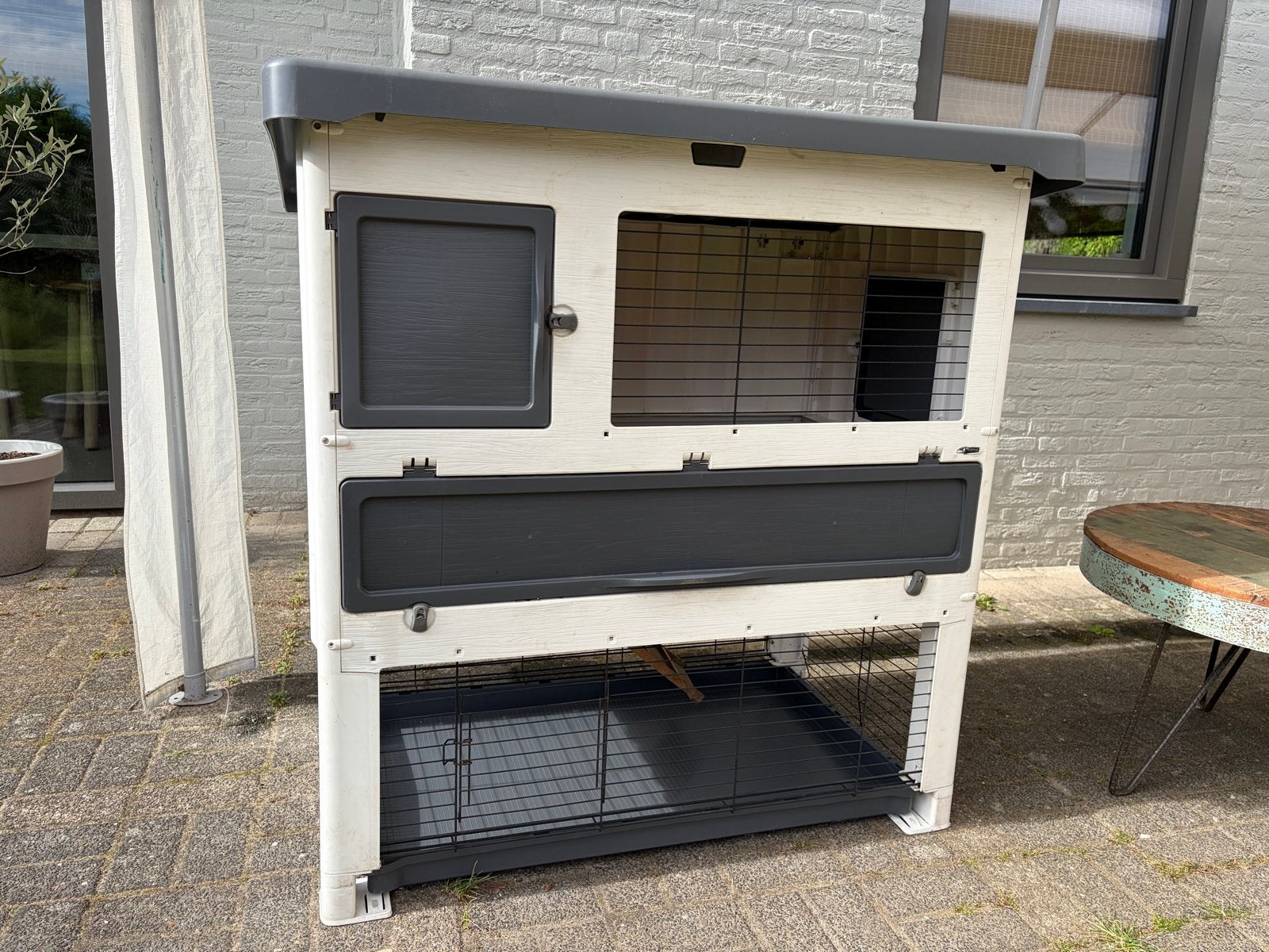Ferplast grand lodge GEWELDIGE STAAT konijnenkooi, Dieren en Toebehoren, Knaagdieren en Konijnen | Hokken en Kooien, Ophalen, 110 cm of meer