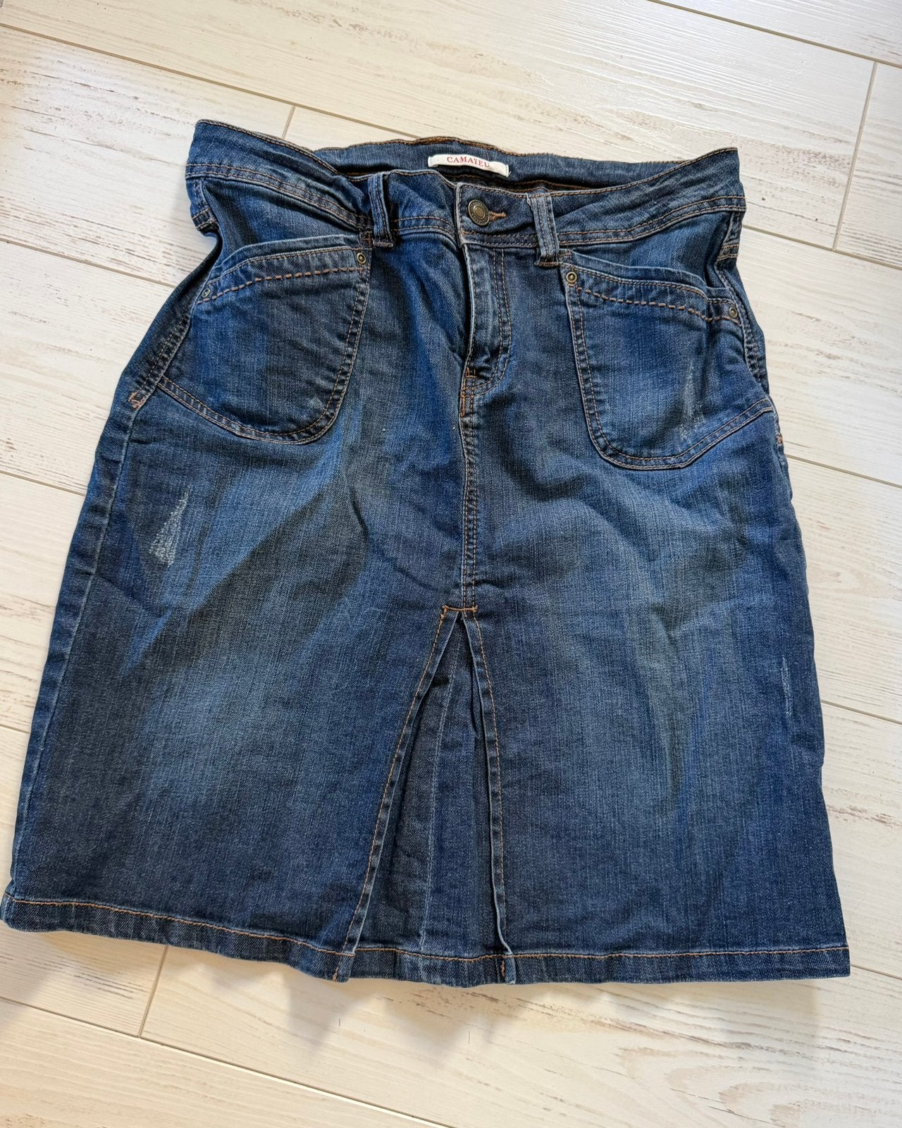 Gave spijkerrok van Camaieu maat 38, Kleding | Dames, Maat 38/40 (M), Blauw, Ophalen of Verzenden, Zo goed als nieuw