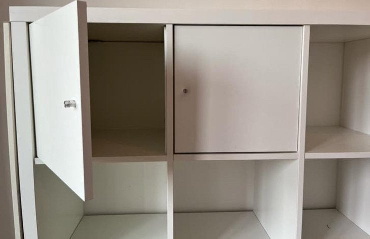 IKEA Kallax inzetdeuren - wit, Huis en Inrichting, Kasten | Wandmeubels, Ophalen, Zo goed als nieuw, Minder dan 150 cm, Minder dan 100 cm