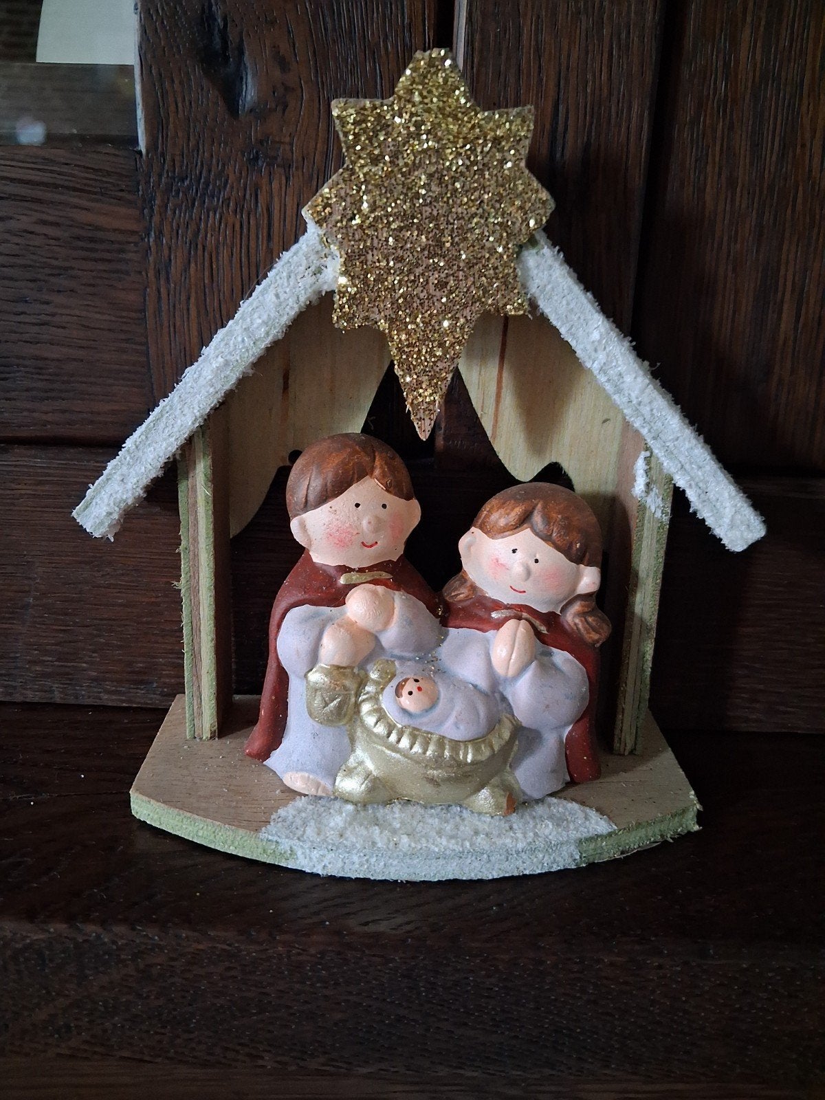 leuk kerststalletje, Ophalen of Verzenden, Zo goed als nieuw