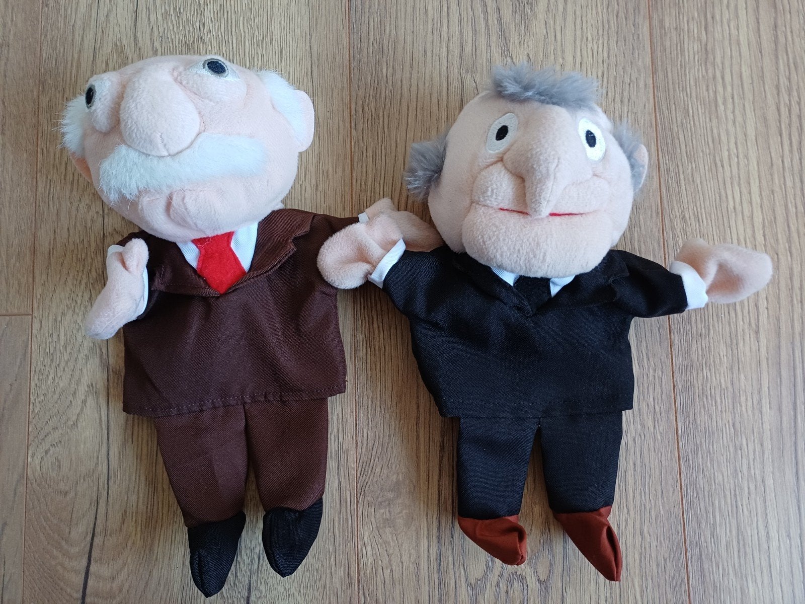 waldorf en statler handpoppen muppets opaatjes, Ophalen of Verzenden, Zo goed als nieuw, Overige typen