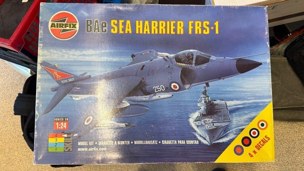 Modelbouwdoos Airfix 1:24 Harrier FRS-1, Hobby en Vrije tijd, Modelbouw | Vliegtuigen en Helikopters, Overige merken, Nieuw, Ophalen of Verzenden