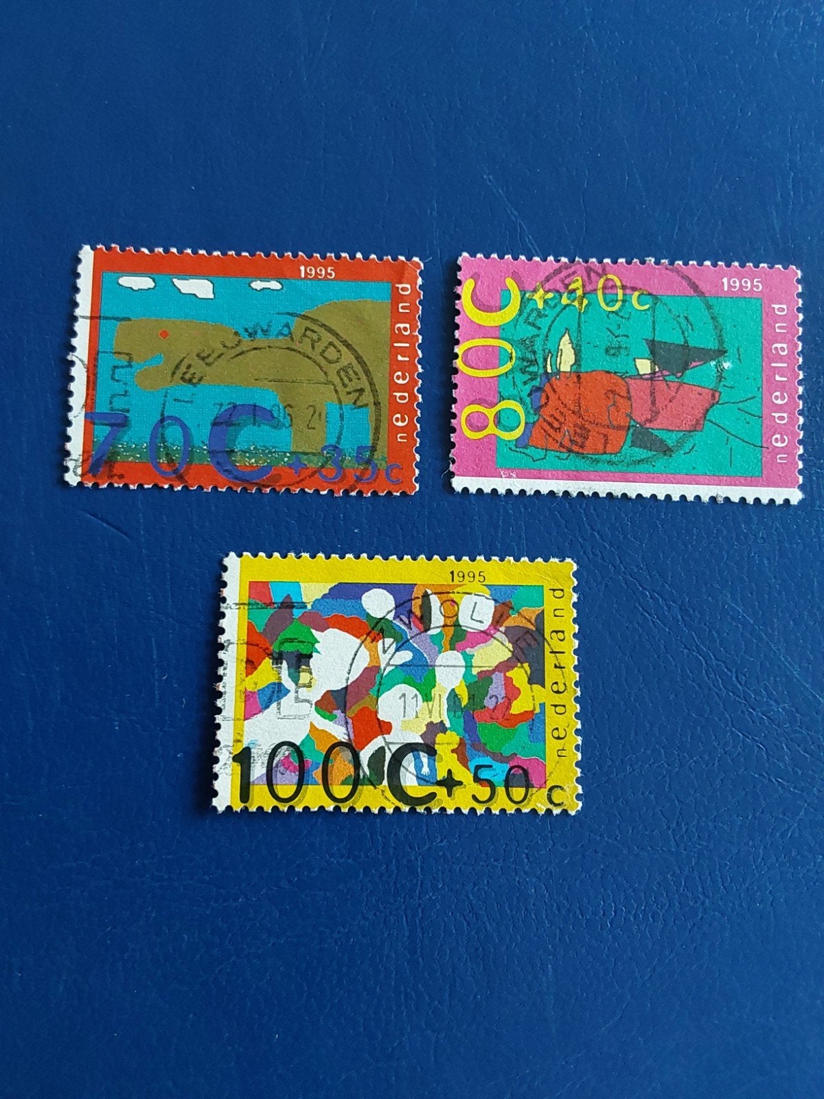 nvph 1658-1660 Kinderzegels 1995 ( gest), Ophalen of Verzenden