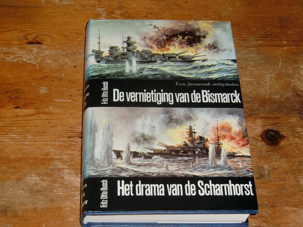 De vernietiging van de Bismarck/Drama Scharnhorst (Wo2), Ophalen of Verzenden, Zo goed als nieuw, Motorboot, Boek of Tijdschrift