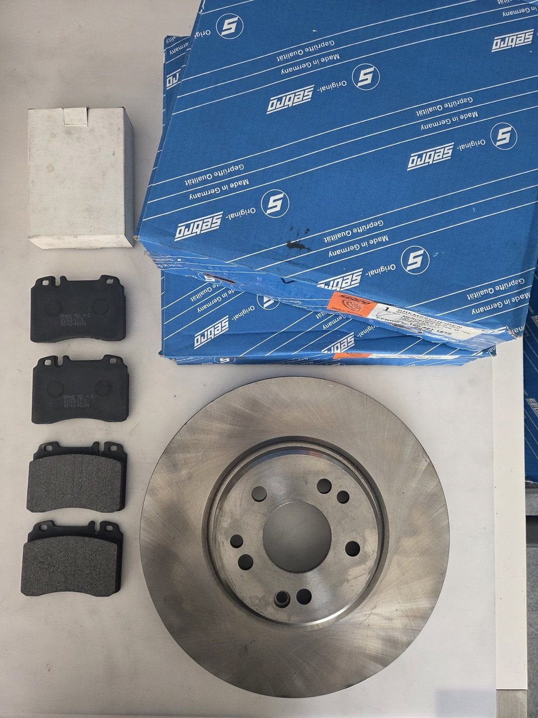 Set Sebro Remschijven met Remblokken Mercedes SL R129, SEBRO, -, Nieuw, Ophalen of Verzenden
