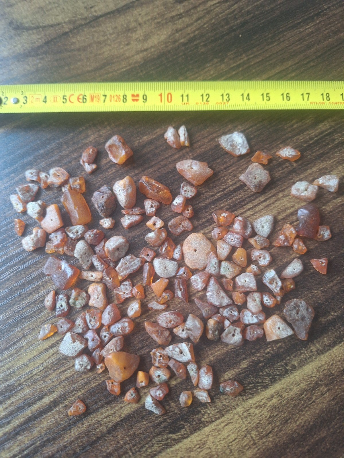 Ruwe barnsteen stukjes voor sieraden - 10,-!, Ophalen of Verzenden