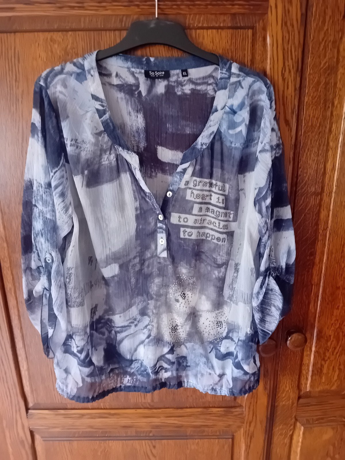 Mooie blouse van So Soire, maat 42/44, Ophalen of Verzenden