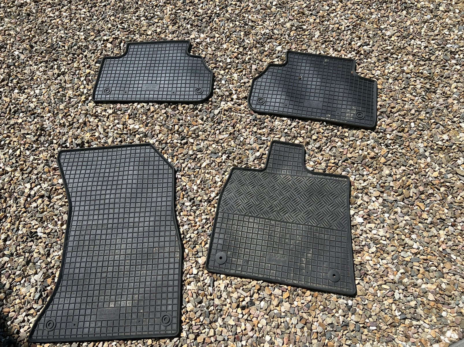 Rigum all weather rubberen automatten 4x audi Q5 auto matten, Auto diversen, Automatten, Gebruikt, Ophalen of Verzenden