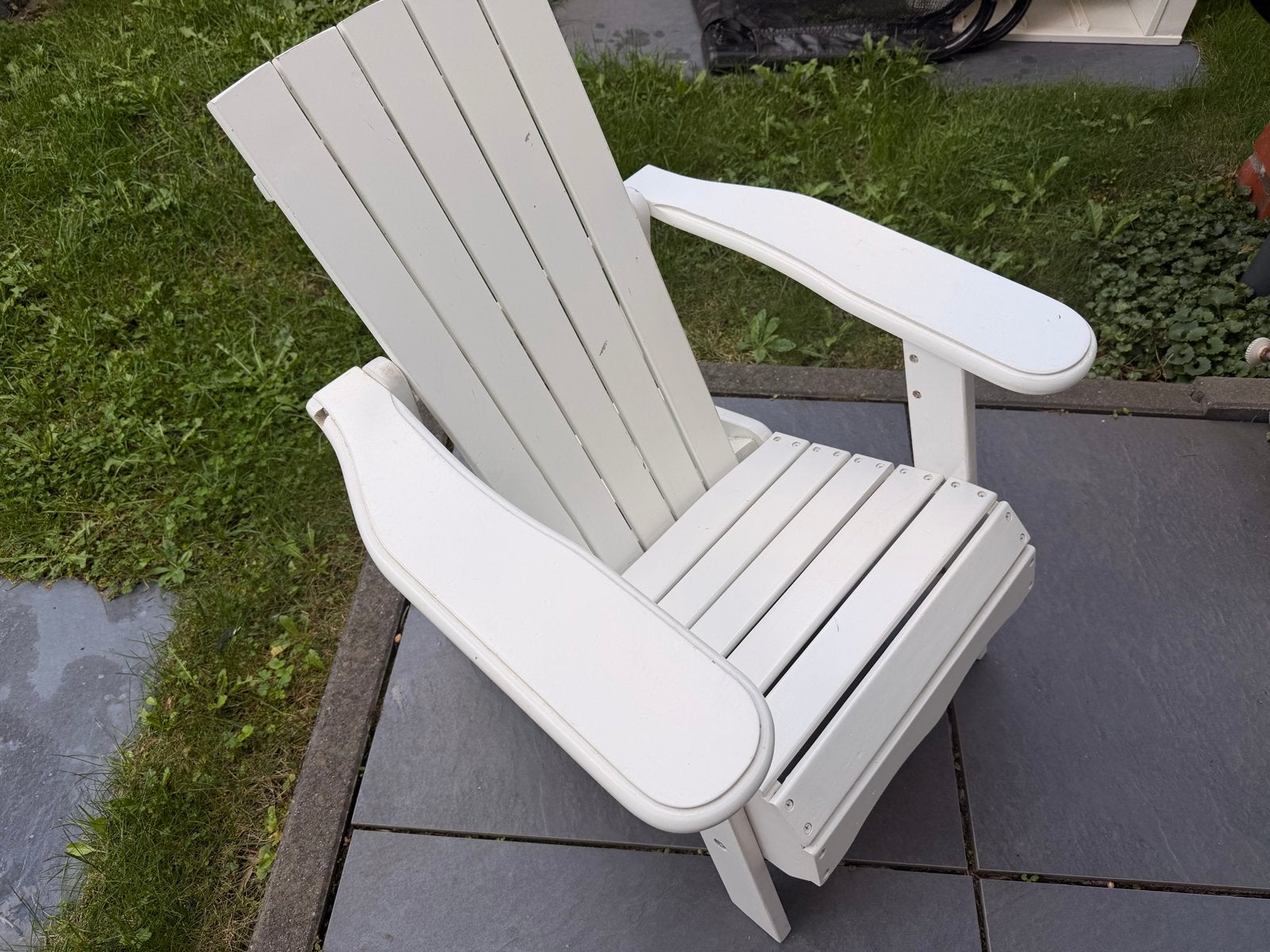 Witte kinder strandstoel - Gebruikt, Ophalen, Gebruikt, Hout