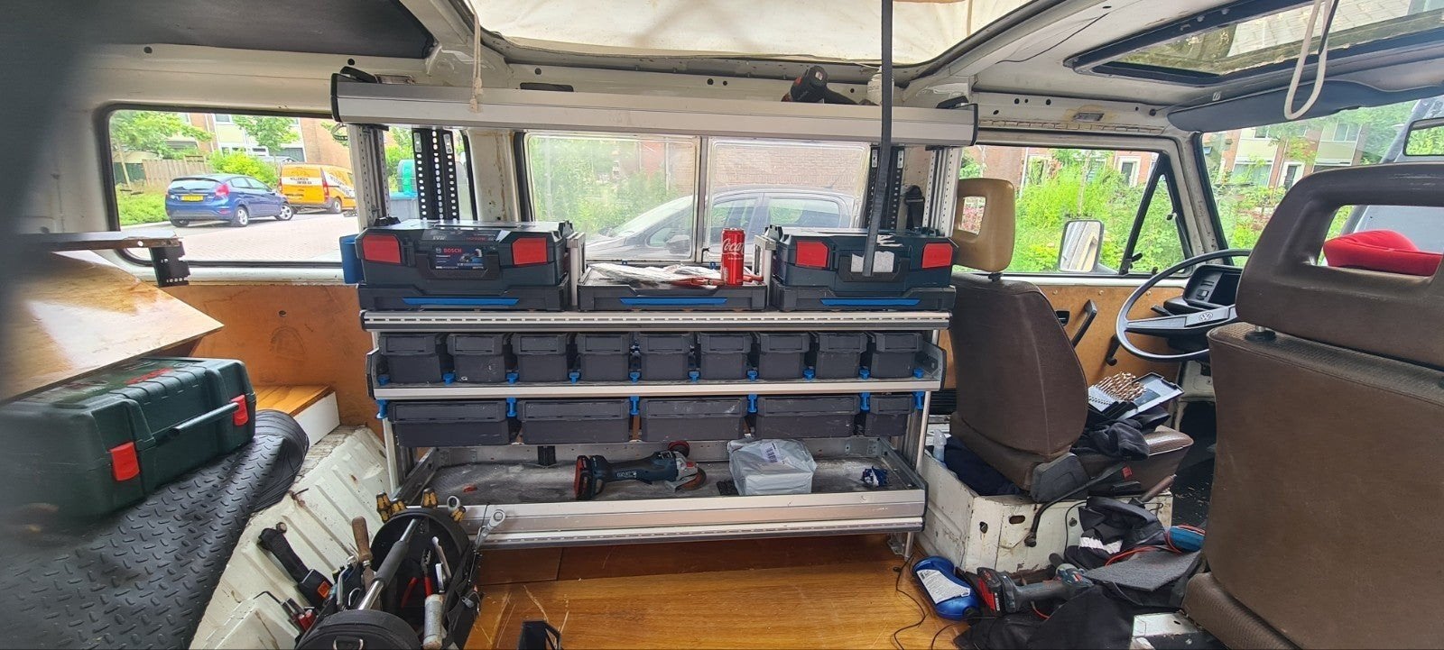 Sortimo Bedrijfswagen inrichting met opbergsystemen, Ophalen, Gebruikt