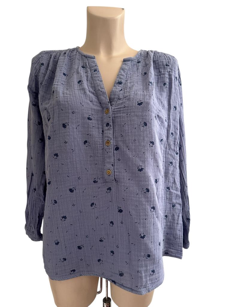 Des Petit Hauts shirt lange mouw M, Zo goed als nieuw, Verzenden, Blauw
