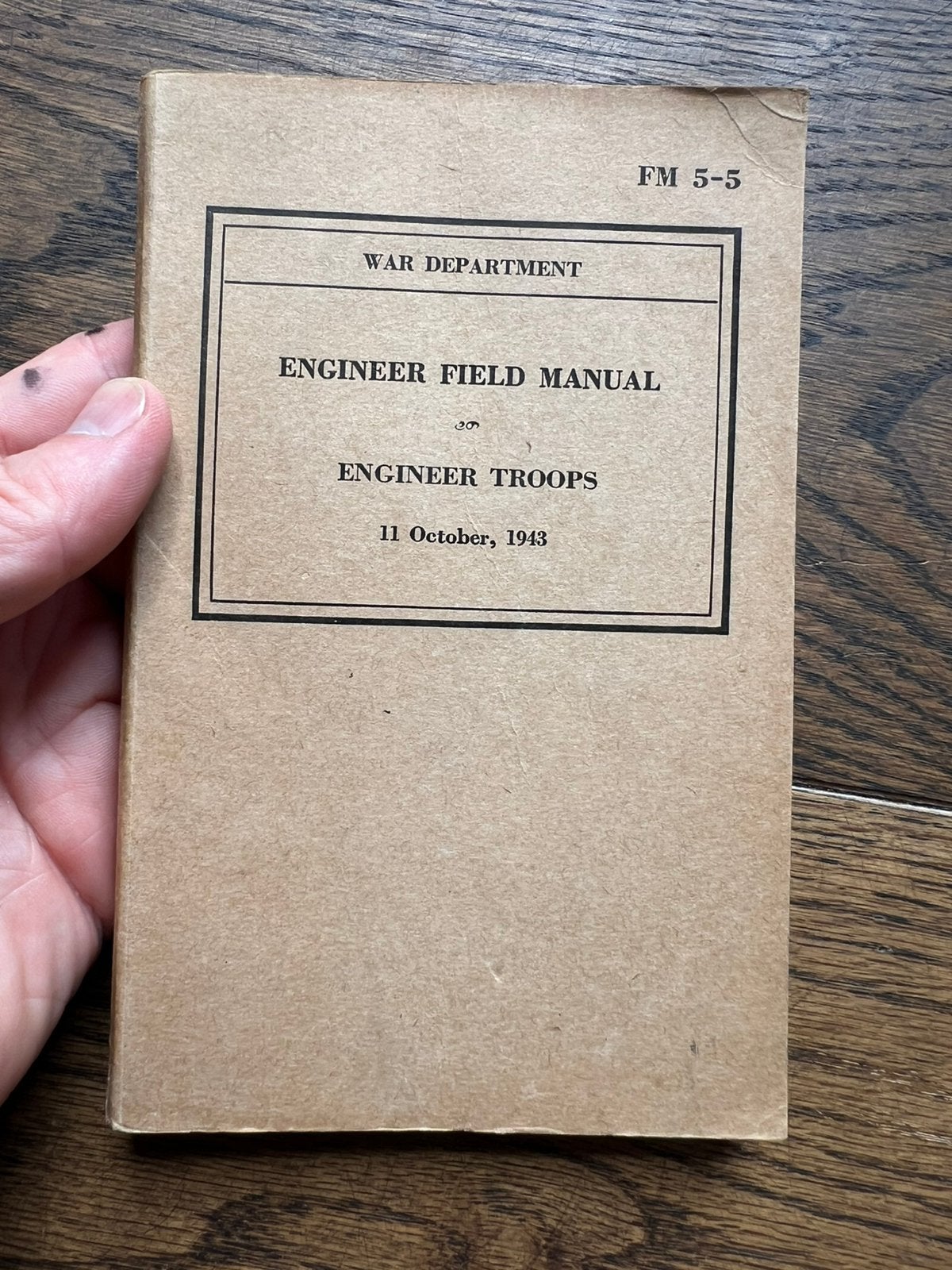 WO2 Amerikaans Voorschrift Genie Troepen Engineer Airborne, Amerika, Verzenden, Boek of Tijdschrift