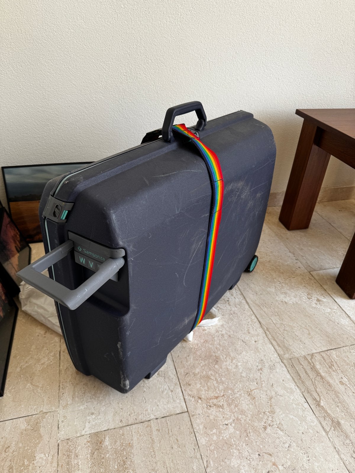Twee Samsonite koffers - 74x57x23 cm, Ophalen, Gebruikt, Hard kunststof, Slot