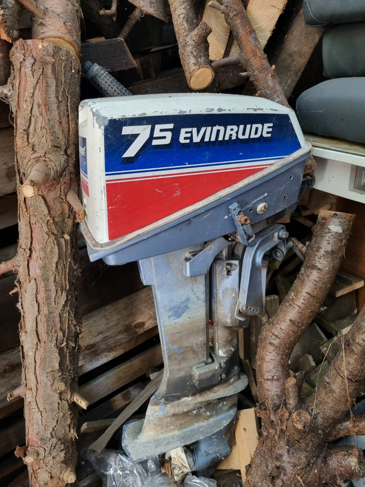7,5 buiten boort motor, Ophalen of Verzenden, Gebruikt, Motor en Techniek, Zeilboot of Motorboot