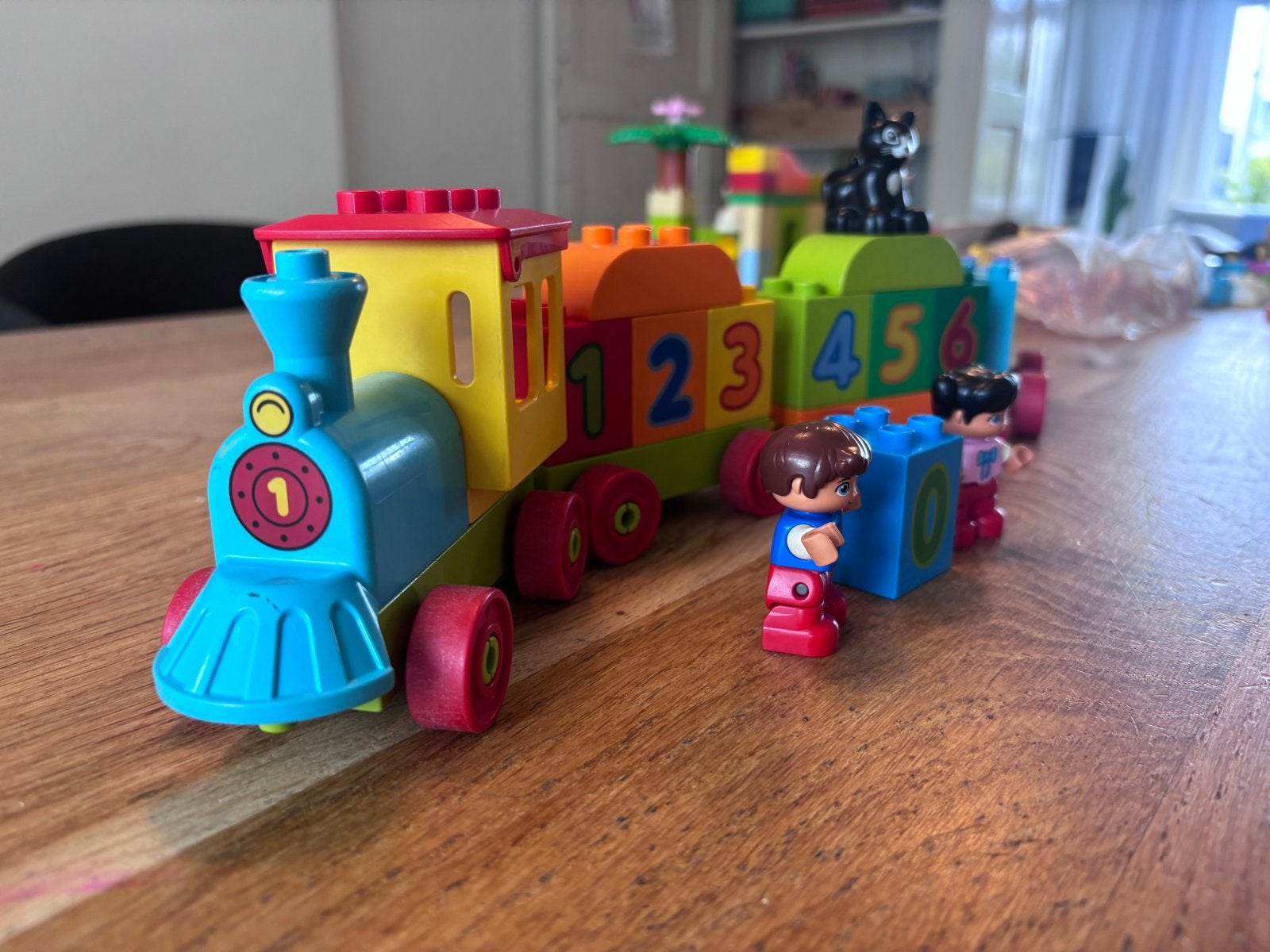 Lego Duplo 10847 Nummertrein, Kinderen en Baby's, Gebruikt, Ophalen of Verzenden, Compleet, Duplo