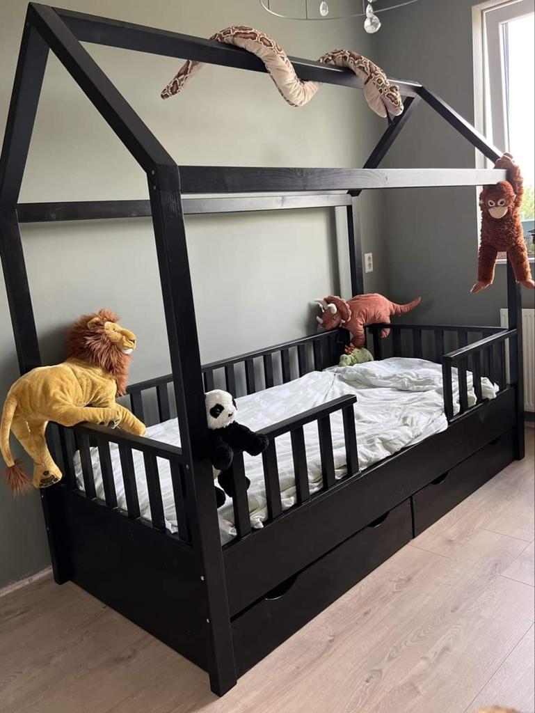 Bedhuisje,kinderbed, peuterbed  voor alle matrasmaten, Ophalen, 85 tot 100 cm, Nieuw, Lattenbodem