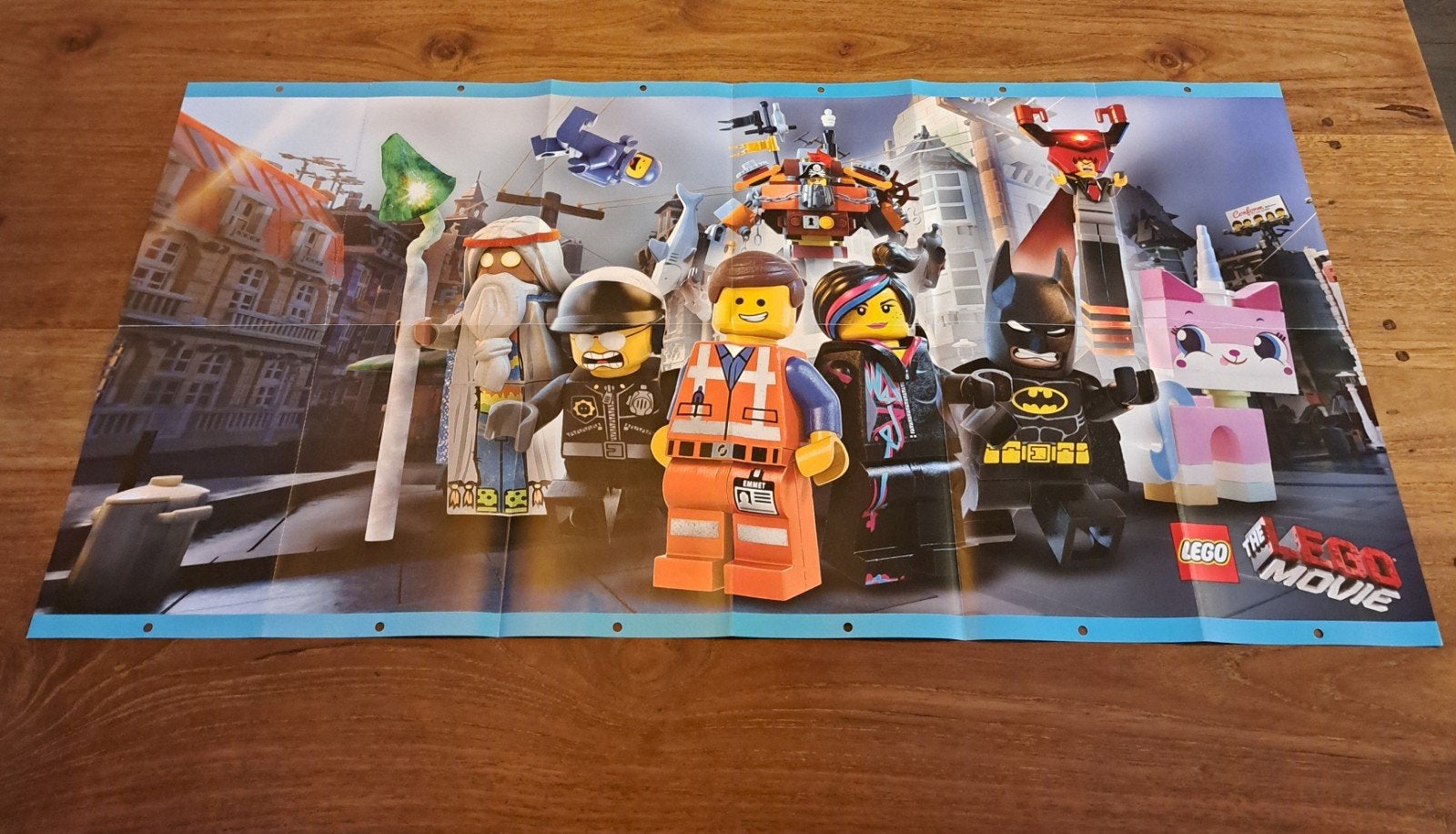 Originele LEGO Movie Poster (2014), Kinderen en Baby's, Gebruikt, Overige thema's, Lego, Overige typen