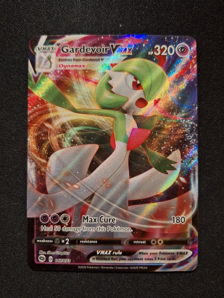Gardevoir VMAX #017 (Champion's Path), Hobby en Vrije tijd, Verzamelkaartspellen | Pokémon, Verzenden, Zo goed als nieuw, Losse kaart