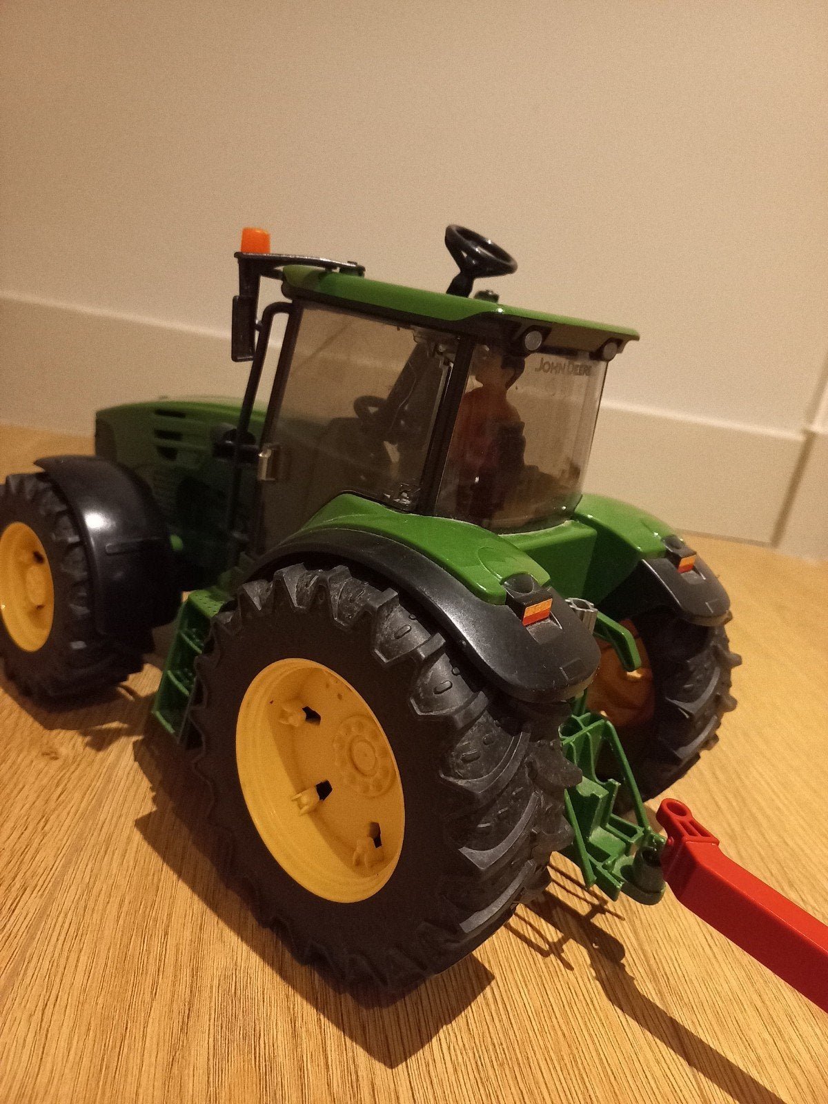 Bruder John Deere tractor met balenpers speelgoed, Ophalen of Verzenden, Gebruikt