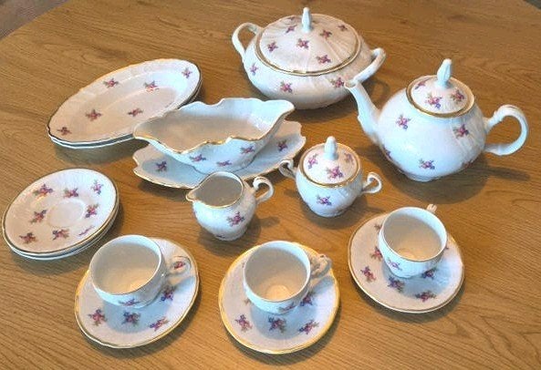Bernadotte Porseleinen Servies - Tsjechoslowakije, Antiek en Kunst, Ophalen of Verzenden