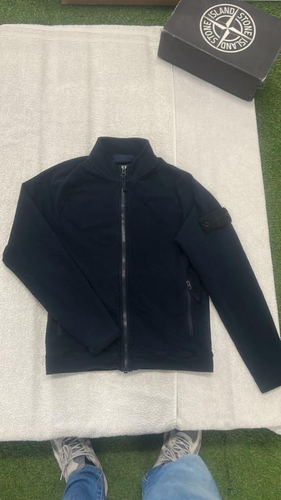 Stone Island Ghost Vest Sweater met rits Gilet, ., Zwart, Ophalen of Verzenden, .
