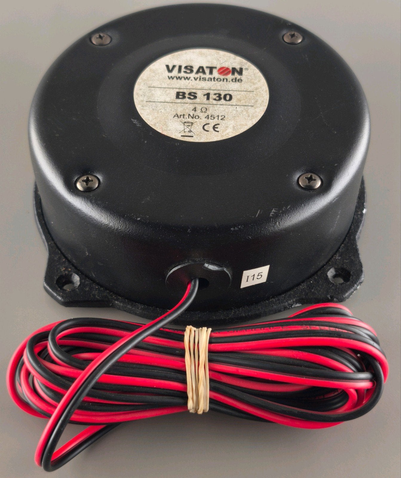 Visaton BS 130 Speaker 4 Ohm - Bass shaker, Audio, Tv en Foto, Overige merken, Inclusief kabels, Overige typen, Ophalen of Verzenden