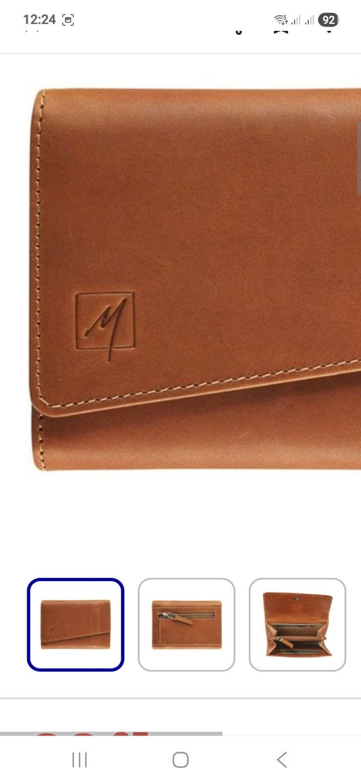 Splinternieuwe Brepols Label M Portemonnee Florence Cognac, Sieraden, Tassen en Uiterlijk, Portemonnees, Nieuw, Overige merken