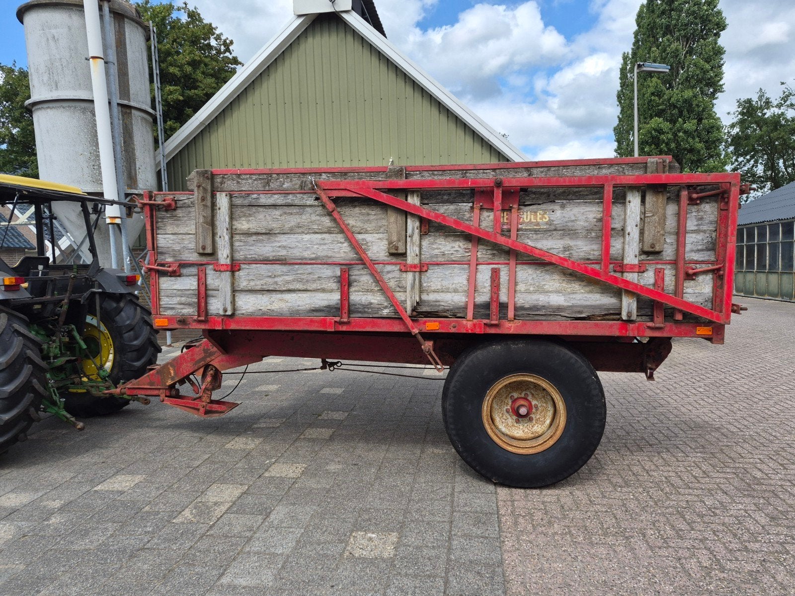 kieper. kipper. hekamp hydraulische grondbak, Ophalen, Transport