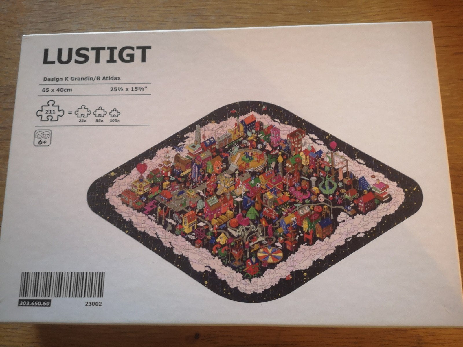 Ikea puzzel 211stuks compleet, Ophalen of Verzenden
