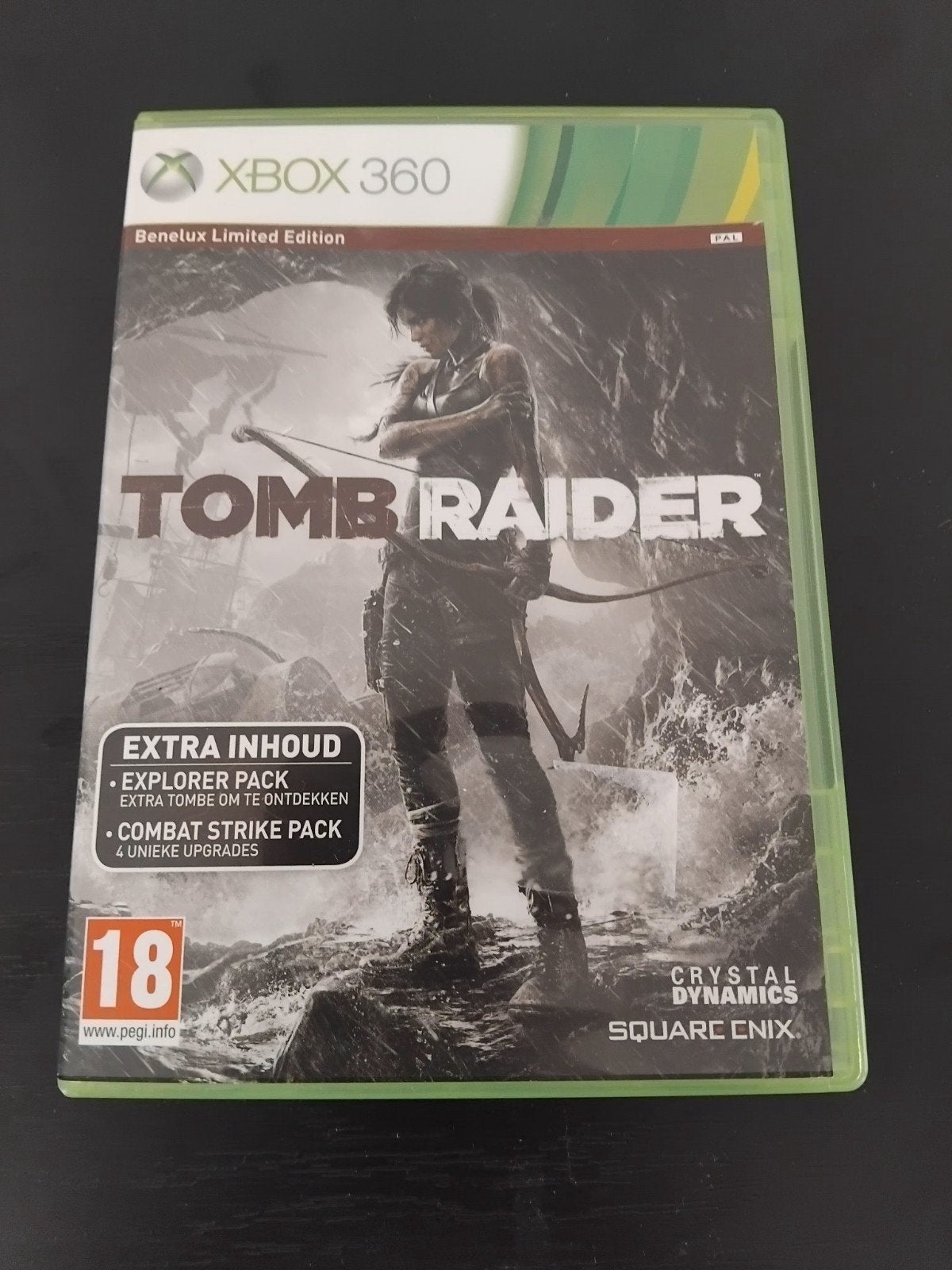 Tomb Raider Benelux Limited Edition Xbox 360, Avontuur en Actie, Gebruikt, Vanaf 18 jaar, 1 speler