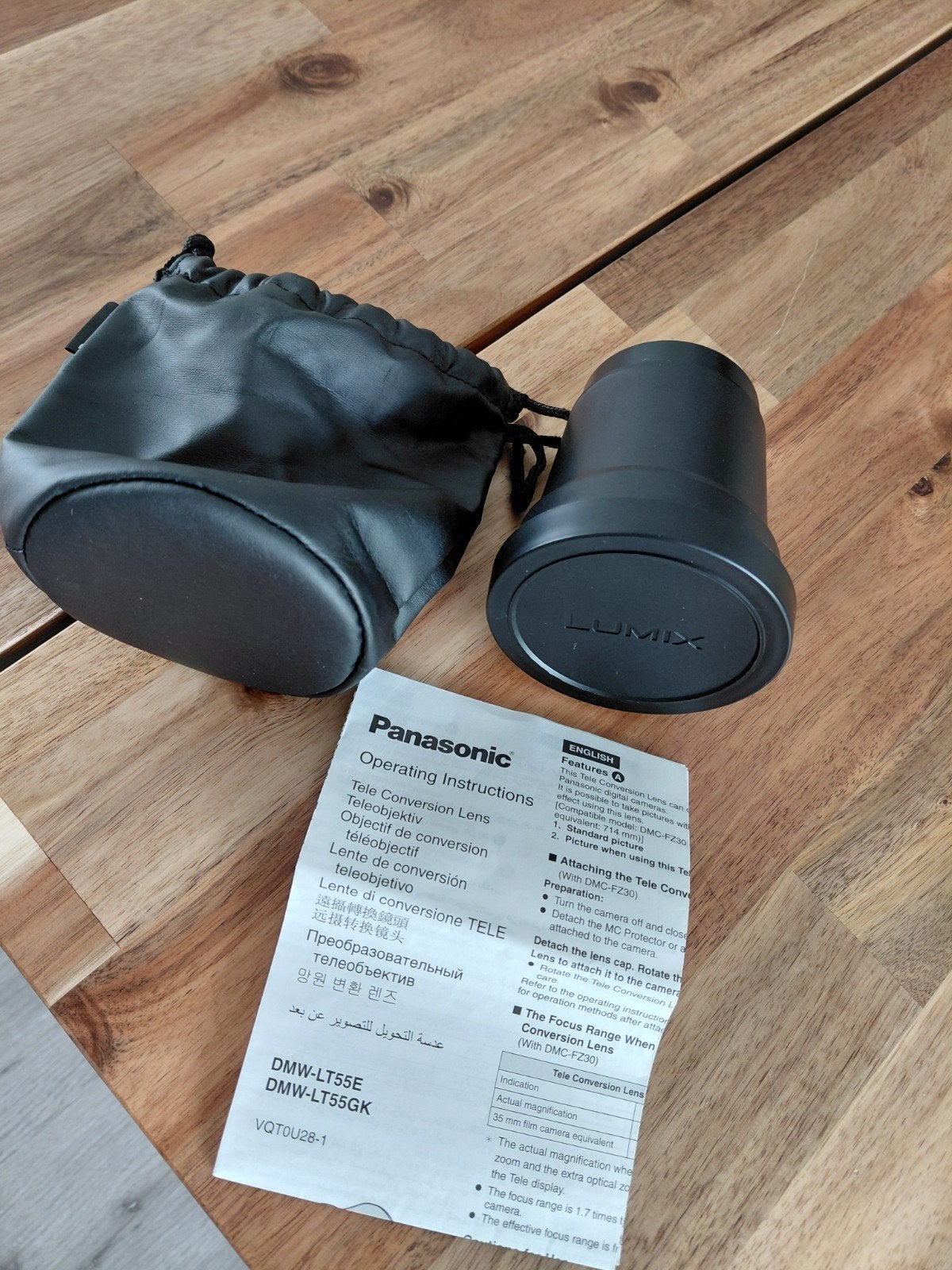 Panasonic DMW-LT55 Telelens - Uitstekende Staat, Beschermhoes/tas, Panasonic, Telelens, Ophalen of Verzenden