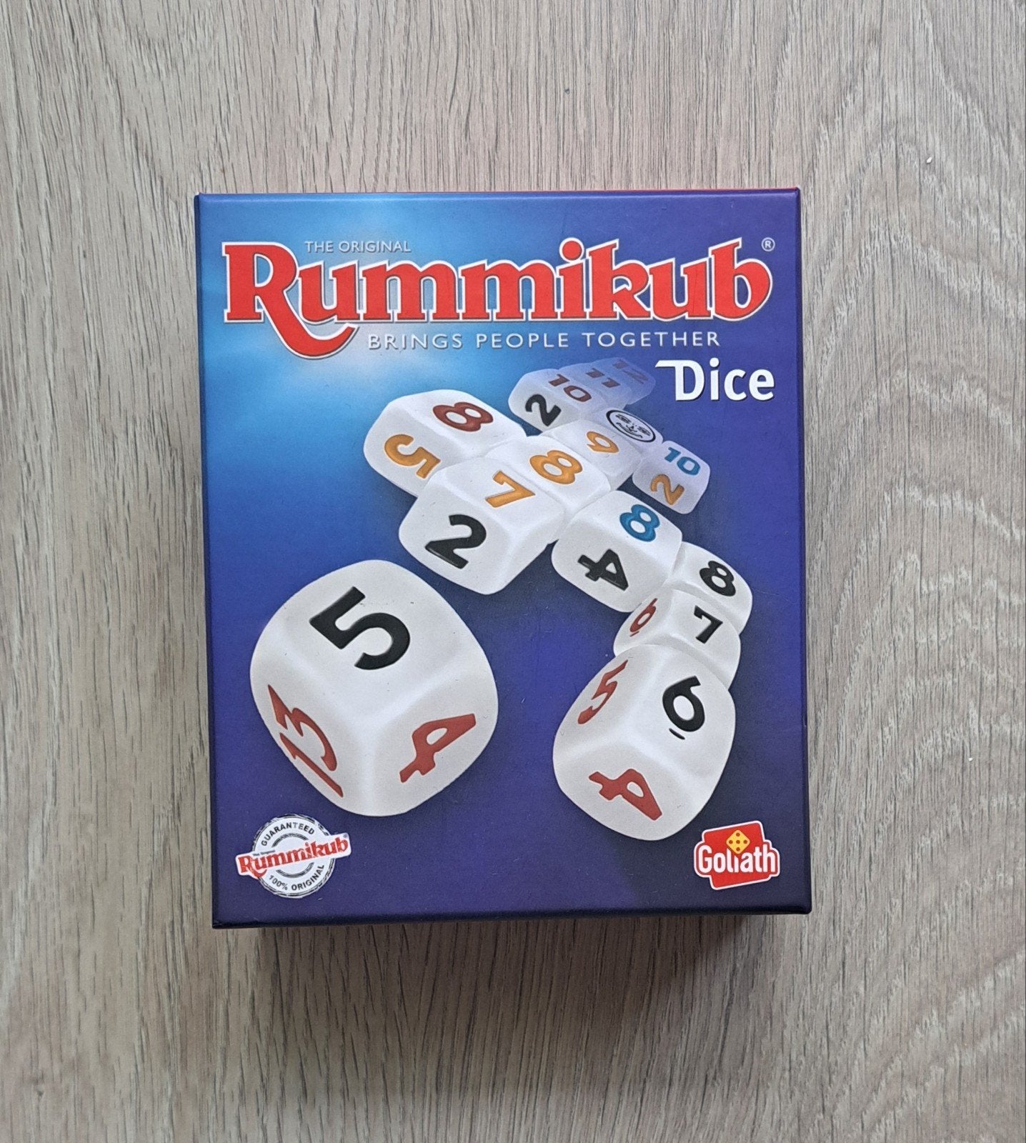 Rummikub Dice - Het originele dobbelspel, Een of twee spelers, Ophalen of Verzenden, Zo goed als nieuw, Goliath