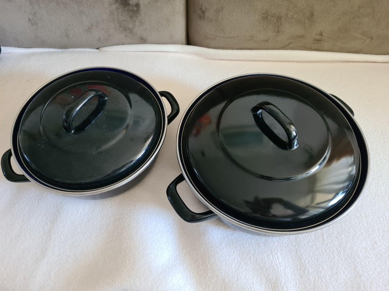 BK Braadpan Pannenset - Zo goed als nieuw, Ophalen, Braadpan, BK, Geschikt voor inductie