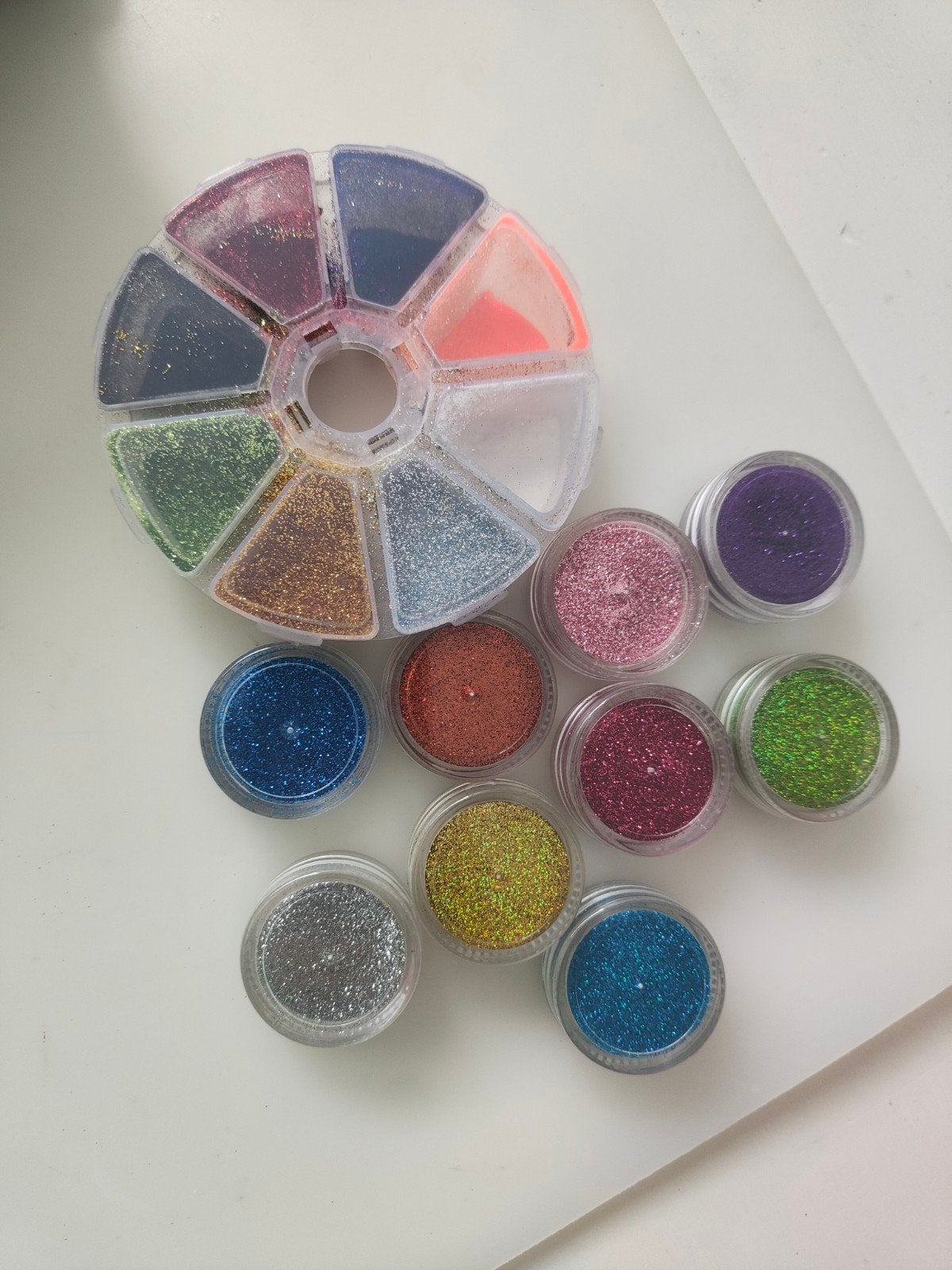 Glittertattoo Set: 250+ sjablonen & 9+ potjes glitter, Overige thema's, Nieuw, Meerkleurig, Ophalen of Verzenden