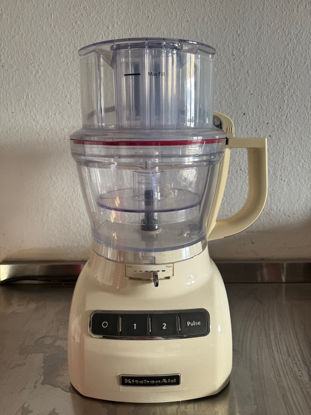 KITCHENAID 3,1 l Foodprocessor 5KFP1335 Amandelwit, Ophalen, Zo goed als nieuw, Vaatwasserbestendig, 3 snelheden of meer