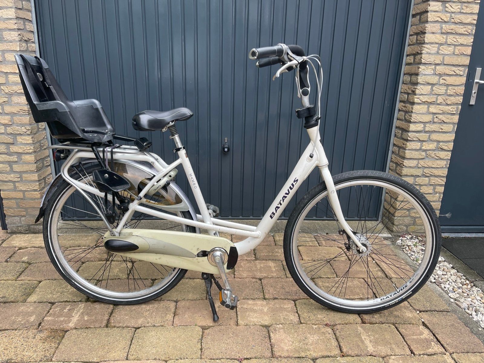 Gazelle Moederfiets - Goed rijdend met gebruikerssporen, Ophalen, Gebruikt, Dubbele standaard, Gazelle