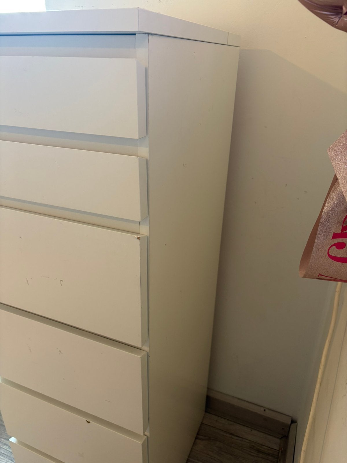 MALM Ladekast 6 lades, Ophalen, Gebruikt, 5 laden of meer, 50 tot 100 cm
