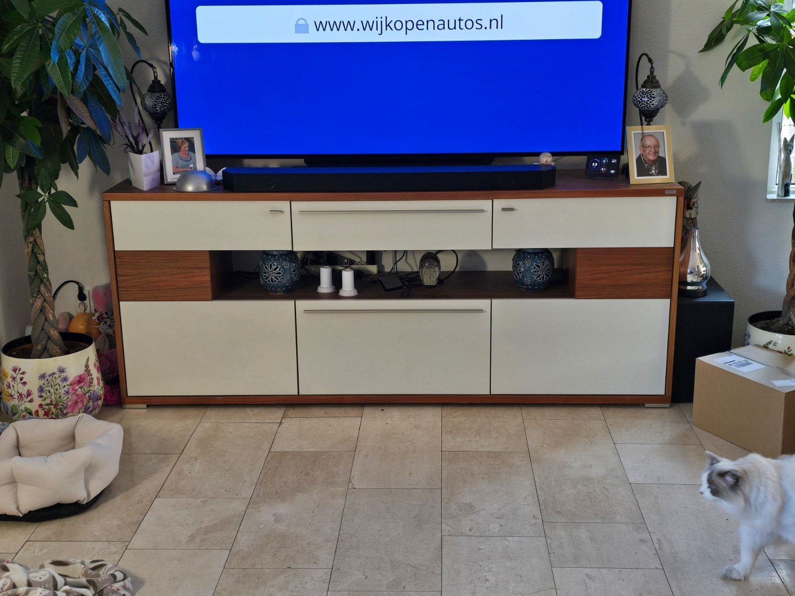 Hulsta salontafel en tv-kast set, Gebruikt, 200 cm of meer, 75 – 100, Modern
