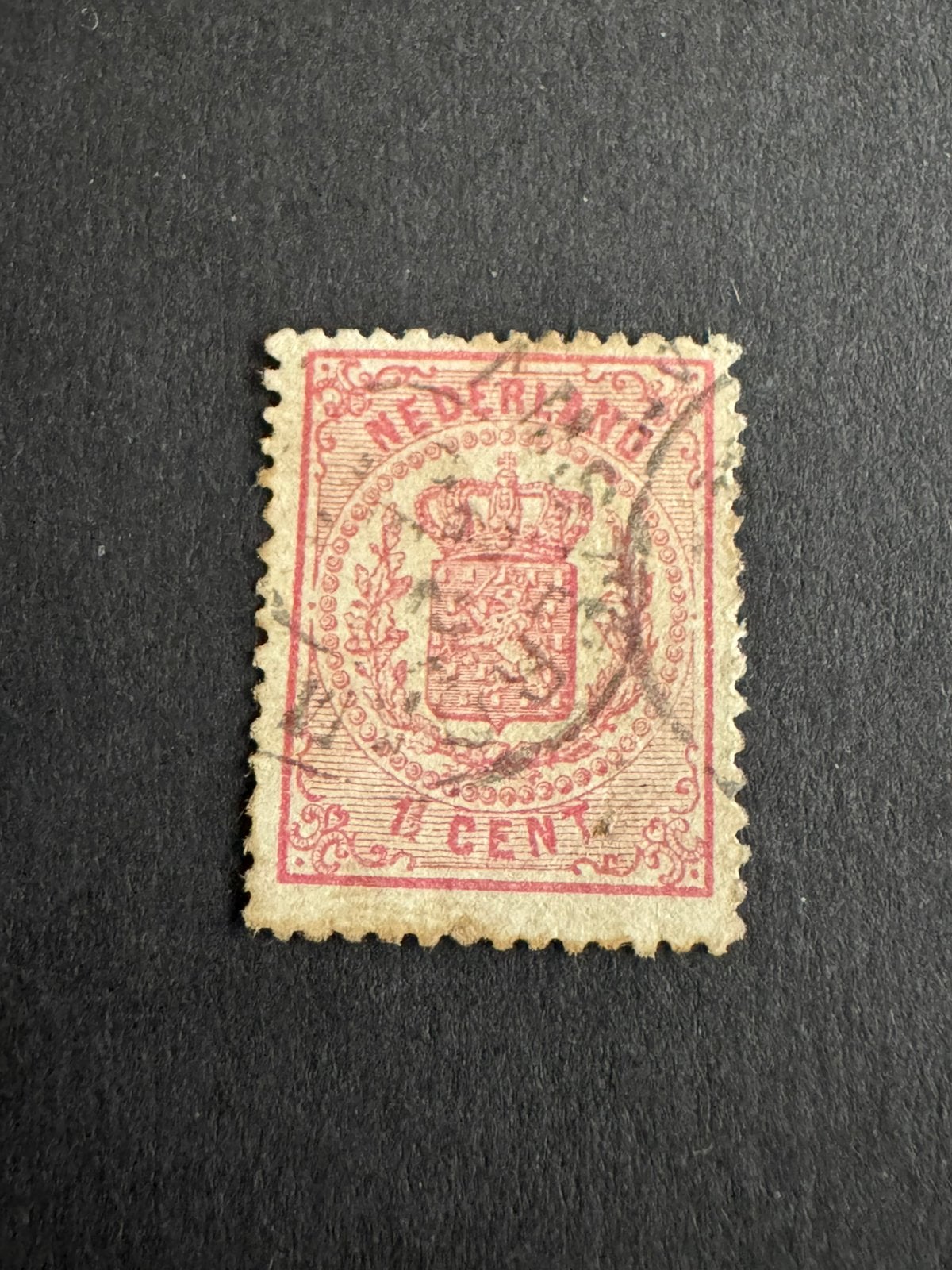 1869 Wapenzegel NVPH nr 16 gestempeld (lees beschr), Postzegels en Munten, Postzegels | Nederland, Verzenden, T/m 1940, Gestempeld