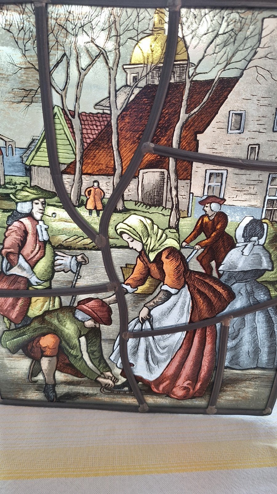 Glas in lood hanger, Ophalen of Verzenden