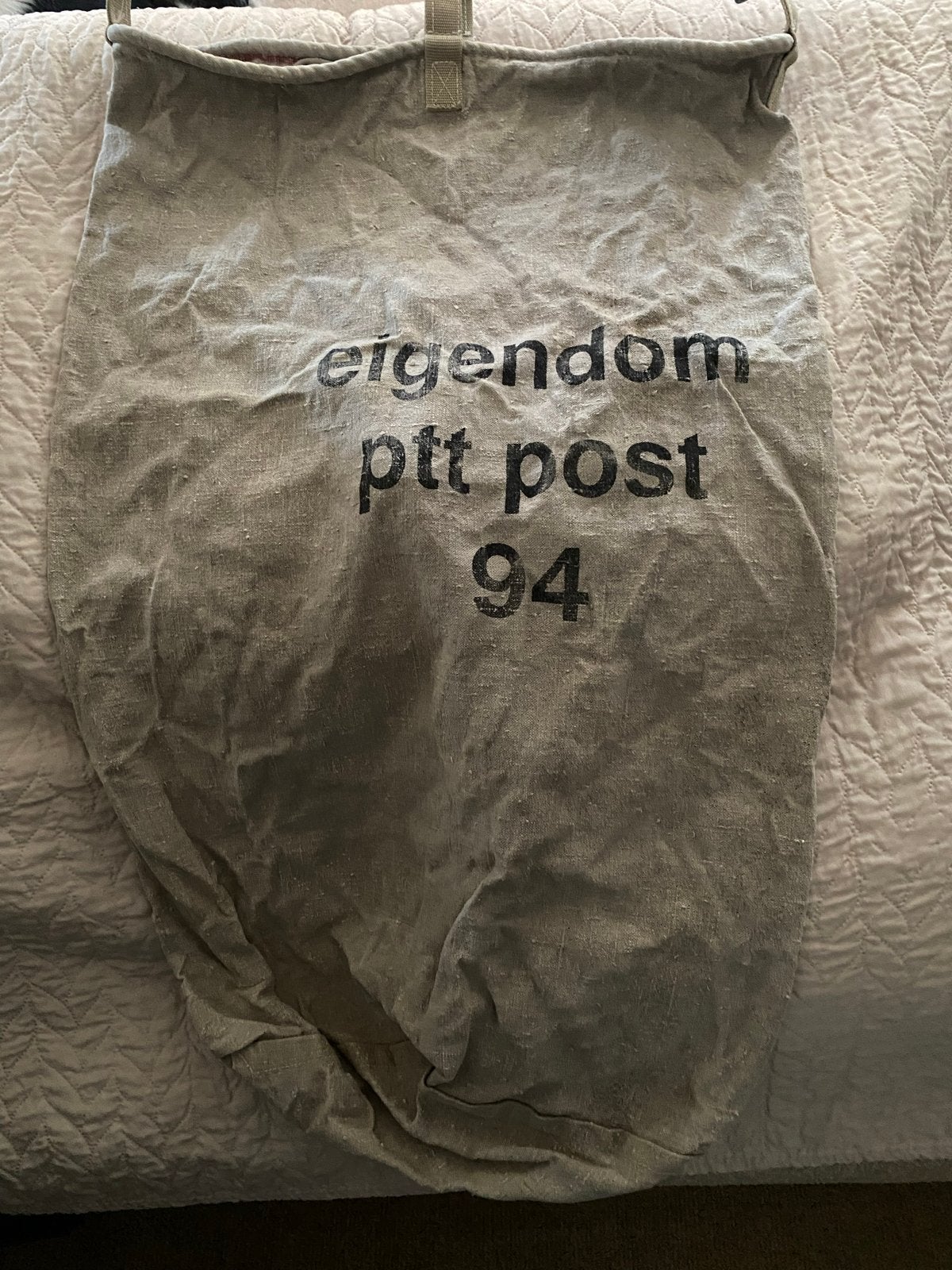 Vintage PTT Postzak 'Eigendom PTT Post 94', Verzamelen, Ophalen of Verzenden, Gebruikt