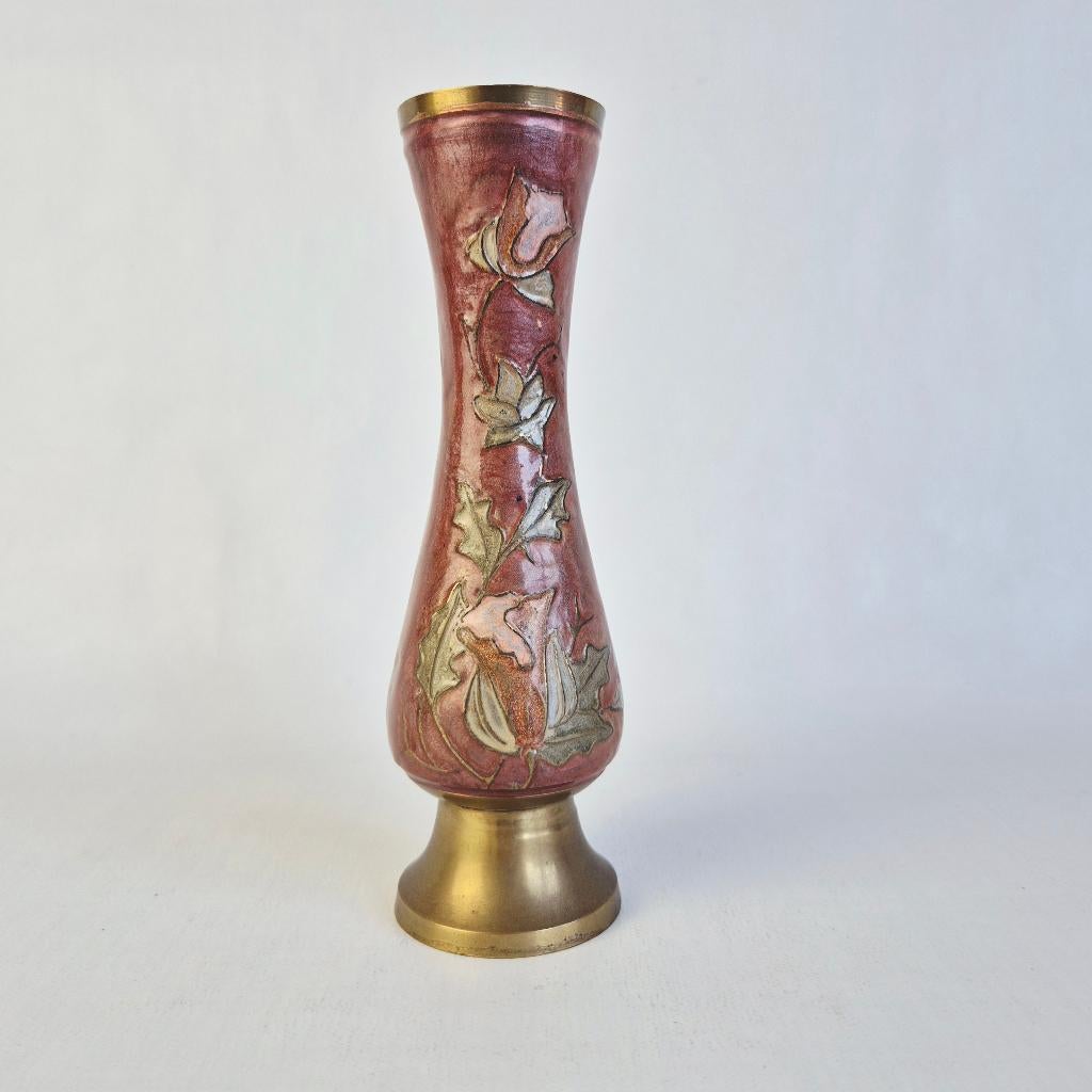 Vintage cloisonne vaasje, Ophalen of Verzenden