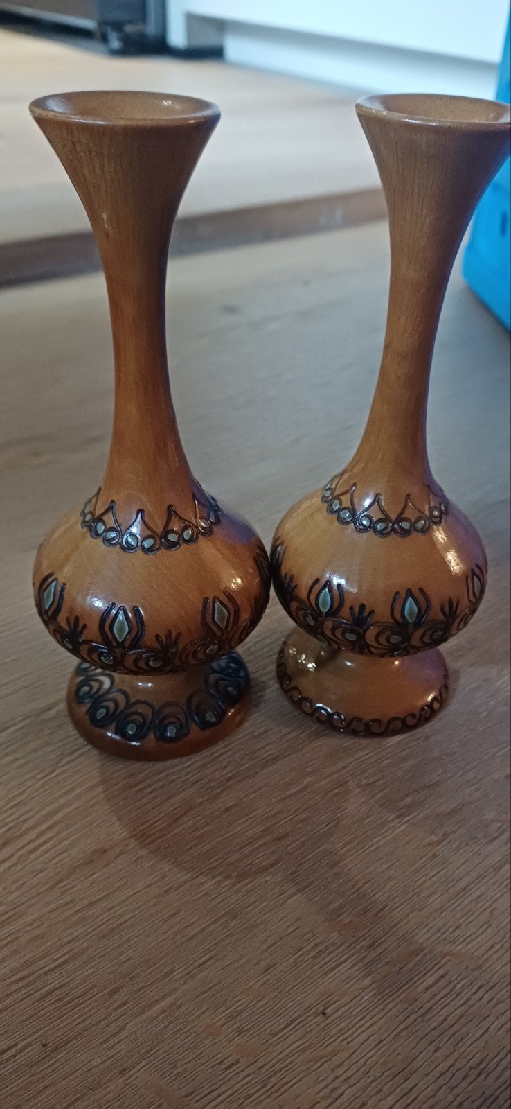 Houten vaasjes, Ophalen of Verzenden