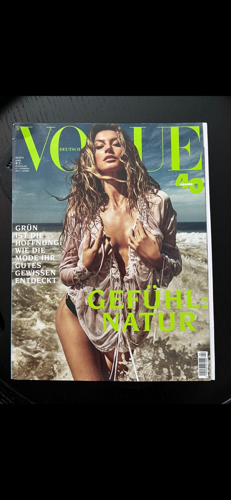 Vogue Deutshland 2019 Gisele Bundchen Rare collectors, Ophalen of Verzenden, Gelezen, Damesbladen
