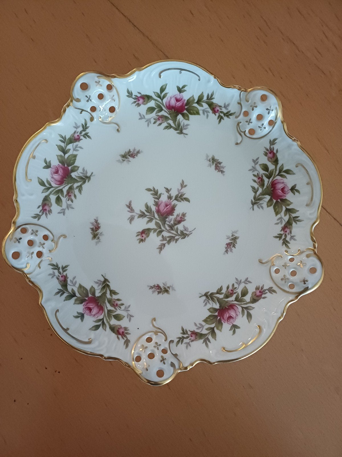 Rosenthal Moliere schaal met rozen decor, Ophalen of Verzenden
