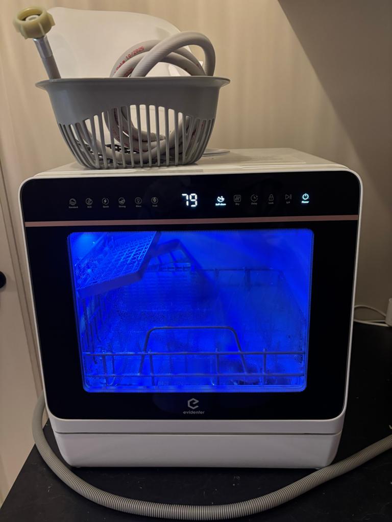 Compacte Vrijstaande Vaatwasser, Witgoed en Apparatuur, Vaatwasmachines, Ophalen, Minder dan 10 liter, Zo goed als nieuw, Vrijstaand